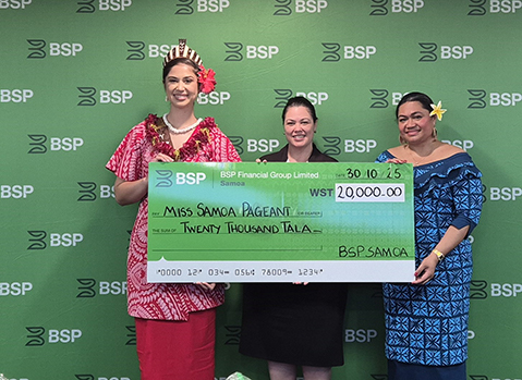Bank South Pacific Reaffirms Support for Miss Samoa Pageant 2025 with $20,000 contribution